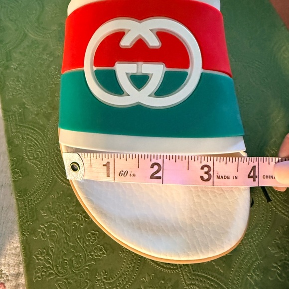 Gucci Rubber GG Interlock Slide NIB SZ 38 - Picture 16 of 16